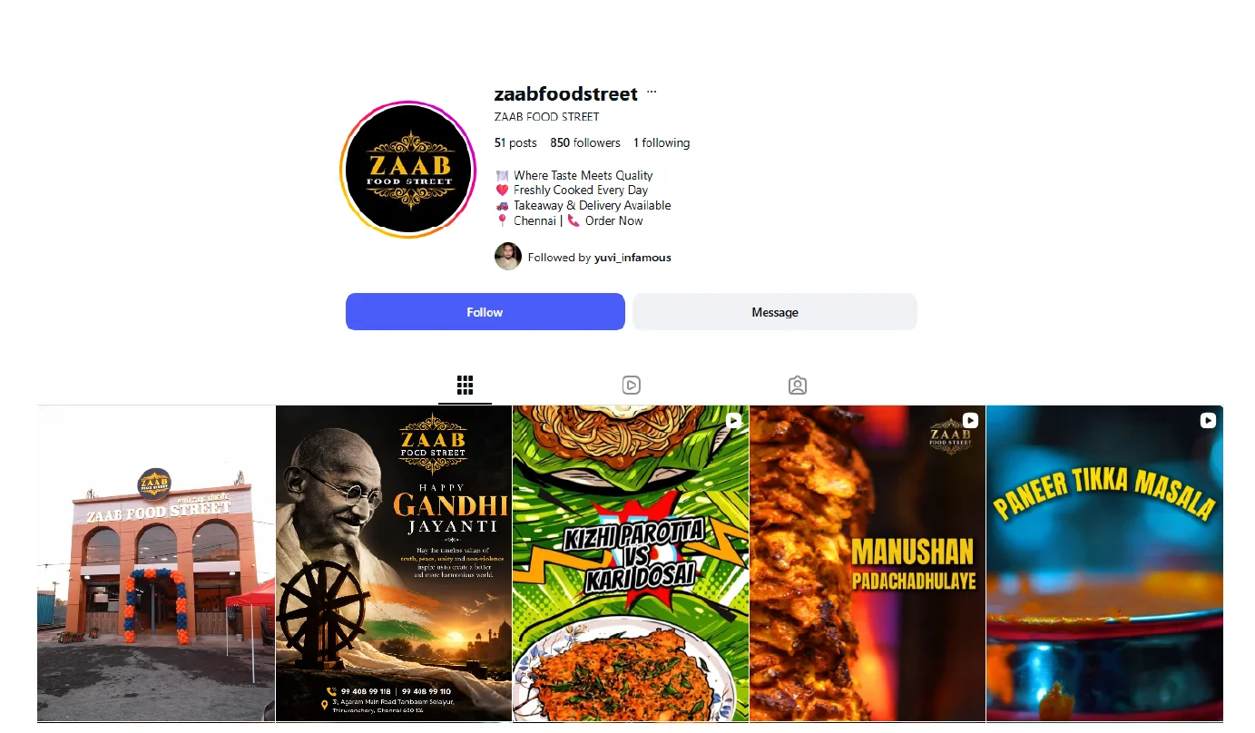 Zaab Food Street Case Study